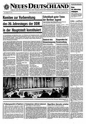 Neues Deutschland Online-Archiv vom 25.06.1968