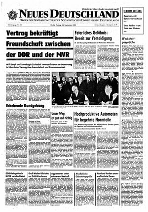Neues Deutschland Online-Archiv vom 13.09.1968