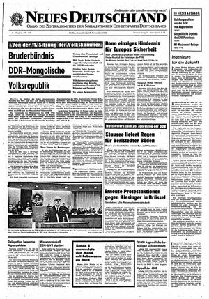 Neues Deutschland Online-Archiv vom 16.11.1968
