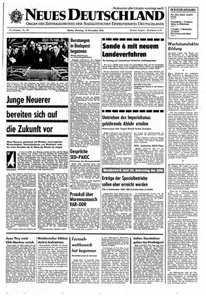 Neues Deutschland Online-Archiv vom 19.11.1968