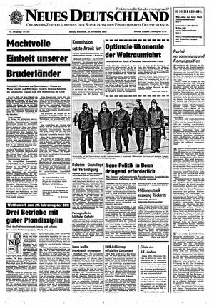 Neues Deutschland Online-Archiv vom 20.11.1968