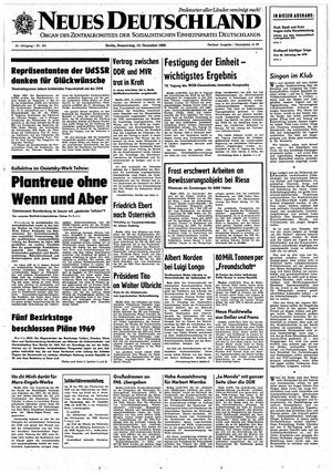 Neues Deutschland Online-Archiv on Dec 19, 1968