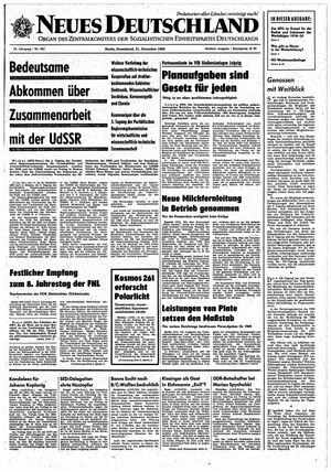 Neues Deutschland Online-Archiv on Dec 21, 1968