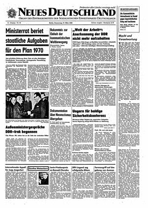 Neues Deutschland Online-Archiv vom 27.03.1969