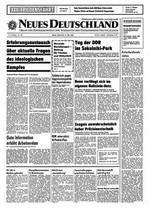 Neues Deutschland Online-Archiv vom 21.05.1969