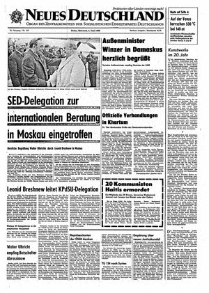 Neues Deutschland Online-Archiv vom 04.06.1969