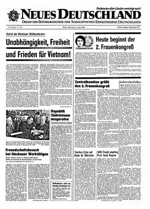 Neues Deutschland Online-Archiv vom 11.06.1969