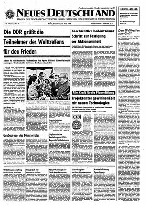 Neues Deutschland Online-Archiv vom 21.06.1969