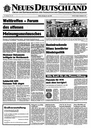 Neues Deutschland Online-Archiv on Jun 24, 1969