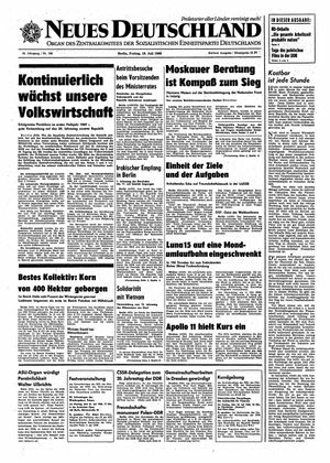 Neues Deutschland Online-Archiv vom 18.07.1969
