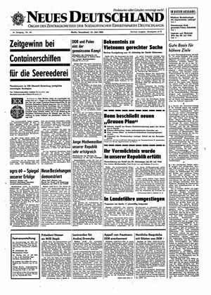 Neues Deutschland Online-Archiv vom 19.07.1969
