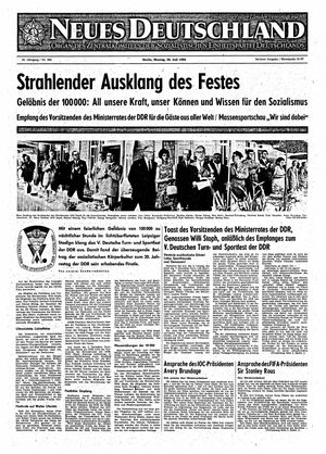 Neues Deutschland Online-Archiv vom 28.07.1969