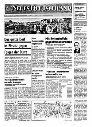 Neues Deutschland Online-Archiv vom 03.08.1969