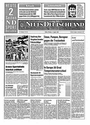 Neues Deutschland Online-Archiv vom 04.08.1969