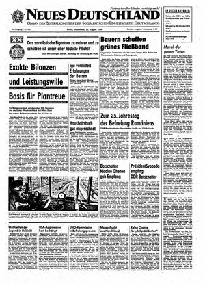 Neues Deutschland Online-Archiv vom 23.08.1969