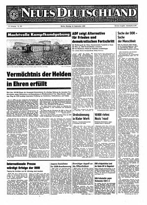 Neues Deutschland Online-Archiv vom 15.09.1969