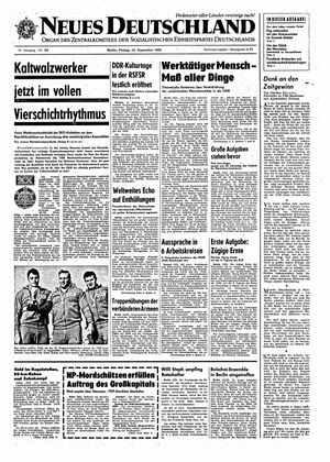 Neues Deutschland Online-Archiv vom 19.09.1969