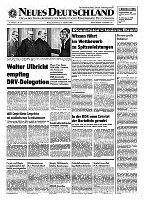 Neues Deutschland Online-Archiv vom 11.10.1969