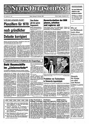 Neues Deutschland Online-Archiv vom 20.10.1969