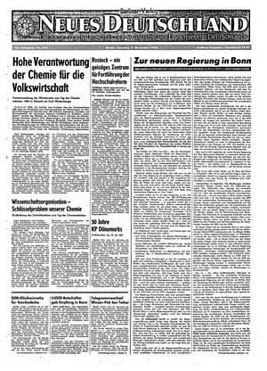 Neues Deutschland Online-Archiv vom 09.11.1969