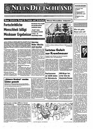 Neues Deutschland Online-Archiv vom 07.12.1969