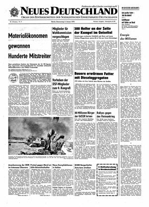 Neues Deutschland Online-Archiv vom 08.01.1970