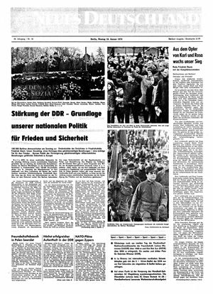 Neues Deutschland Online-Archiv vom 19.01.1970