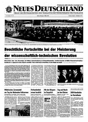 Neues Deutschland Online-Archiv vom 02.03.1970