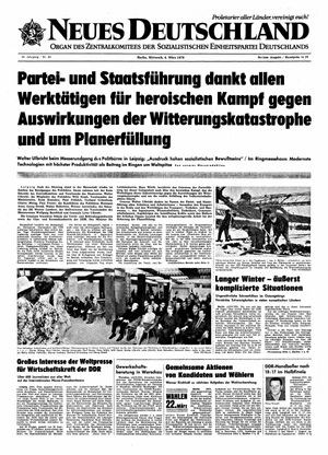 Neues Deutschland Online-Archiv vom 04.03.1970