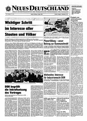 Neues Deutschland Online-Archiv vom 06.03.1970