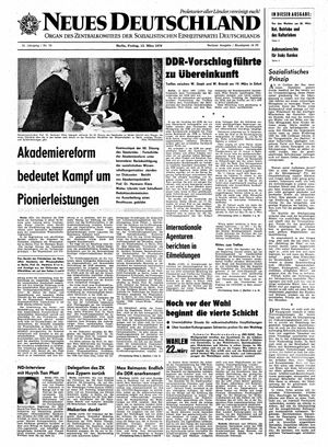 Neues Deutschland Online-Archiv vom 13.03.1970