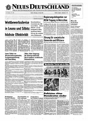 Neues Deutschland Online-Archiv vom 12.05.1970