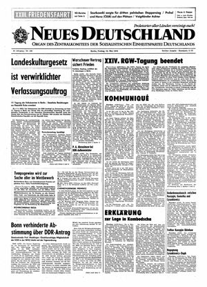 Neues Deutschland Online-Archiv vom 15.05.1970
