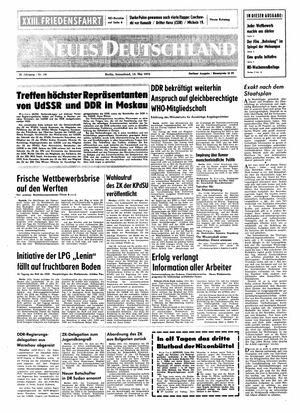 Neues Deutschland Online-Archiv on May 16, 1970