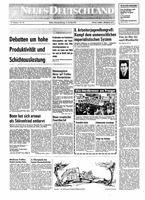 Neues Deutschland Online-Archiv vom 17.05.1970
