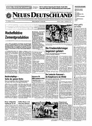 Neues Deutschland Online-Archiv vom 27.05.1970