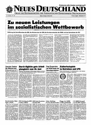 Neues Deutschland Online-Archiv vom 29.05.1970