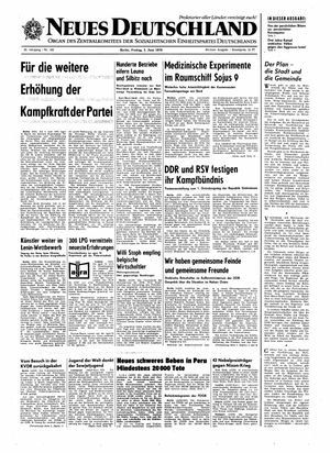 Neues Deutschland Online-Archiv vom 05.06.1970