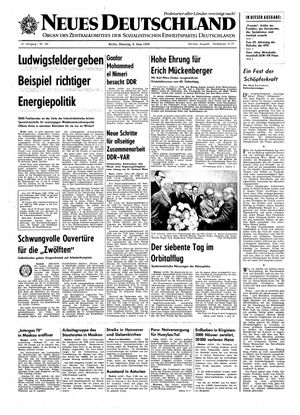 Neues Deutschland Online-Archiv vom 09.06.1970
