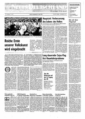 Neues Deutschland Online-Archiv vom 13.06.1970