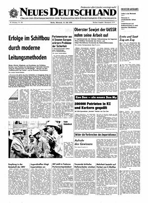 Neues Deutschland Online-Archiv vom 15.07.1970