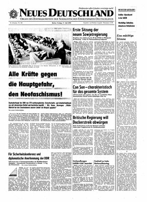 Neues Deutschland Online-Archiv on Jul 17, 1970