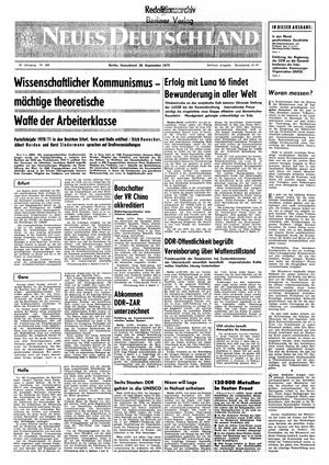 Neues Deutschland Online-Archiv vom 26.09.1970