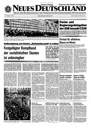 Neues Deutschland Online-Archiv vom 13.10.1970