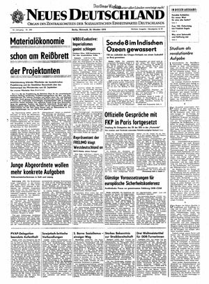 Neues Deutschland Online-Archiv vom 28.10.1970