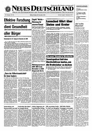 Neues Deutschland Online-Archiv vom 20.11.1970