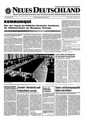 Neues Deutschland Online-Archiv on Dec 3, 1970
