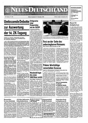 Neues Deutschland Online-Archiv vom 19.12.1970