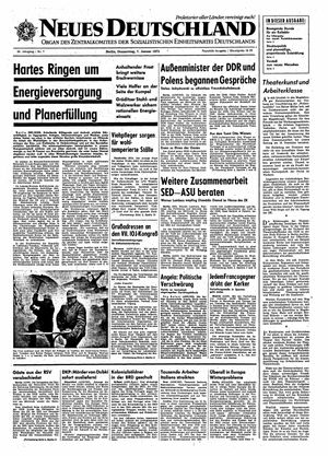 Neues Deutschland Online-Archiv vom 07.01.1971
