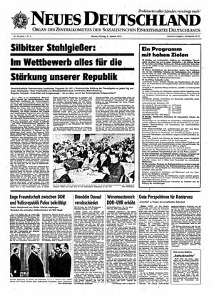Neues Deutschland Online-Archiv vom 08.01.1971